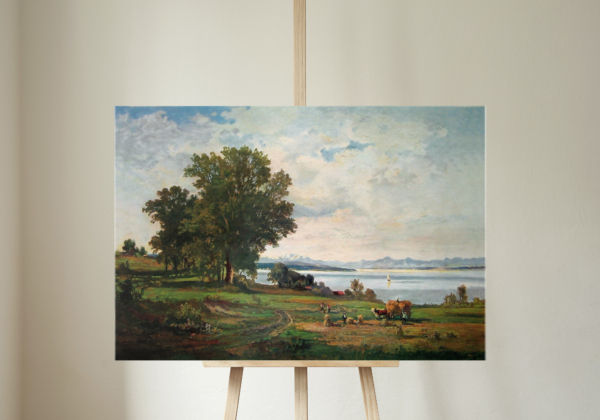 Art print from Germany - "Kornernte am Starnberger See" - Fritz Halberg Kraus