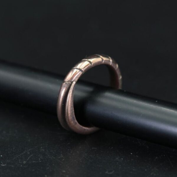 Handmade bronze ring